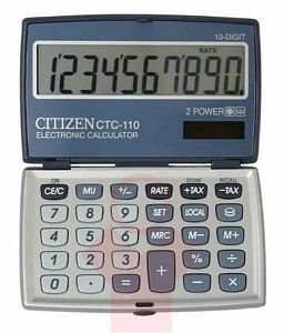 Калькулятор CITIZEN CTC-110 карманный 10разр ОРИГИНАЛ